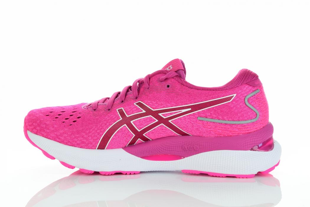 Asics GEL NIMBUS 24 enske tenisice za tr anje roza Intersport